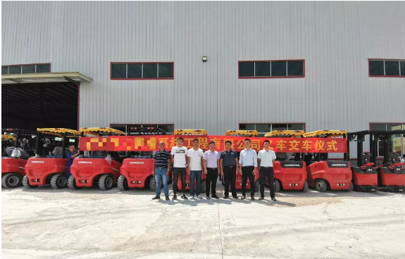 逆天了！杭叉交付某工程企業(yè)數十臺車