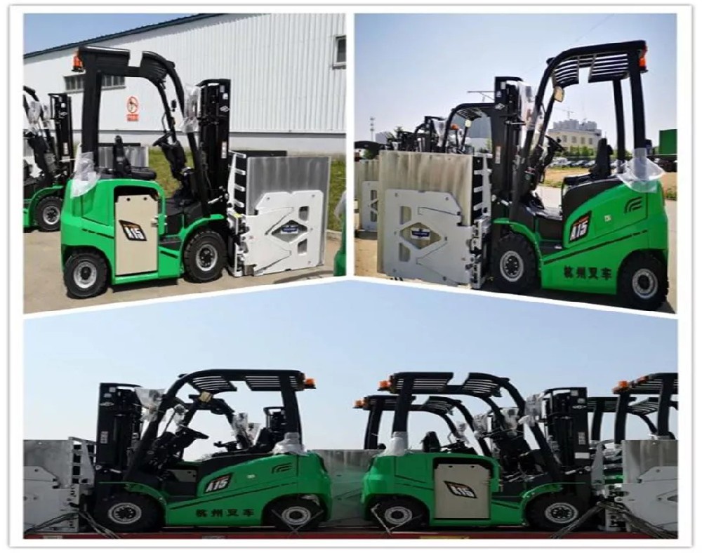 【重磅】杭叉首批側面移出鋰電池叉車成功交付青島某國有控股家電企業(yè)！